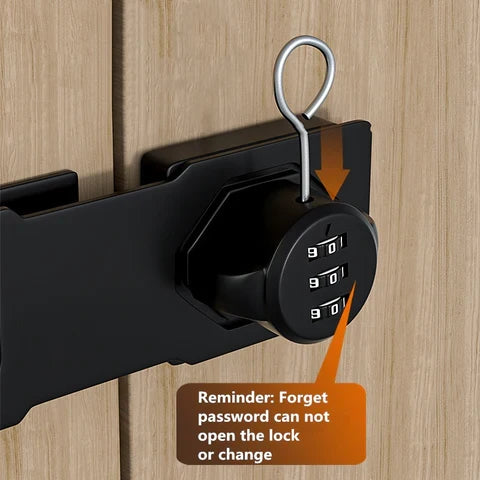 Combination Cam Lock with 1,000 Code Options and Chrome Dials, Dual Baseplate Design
