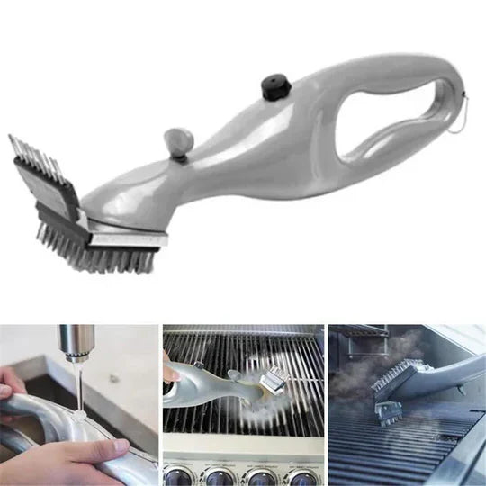 BBQ Steam Cleaning Brush for Effortless Grill Cleaning