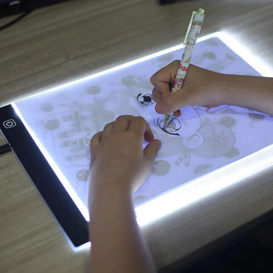 sjbackyard LED Drawing Tablet, Ultra-Thin Light Pad for Tracing and Sketching