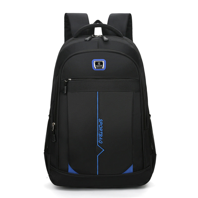 Travel Backpack with Padded Laptop Compartment and Integrated Charging Port, Water Resistant