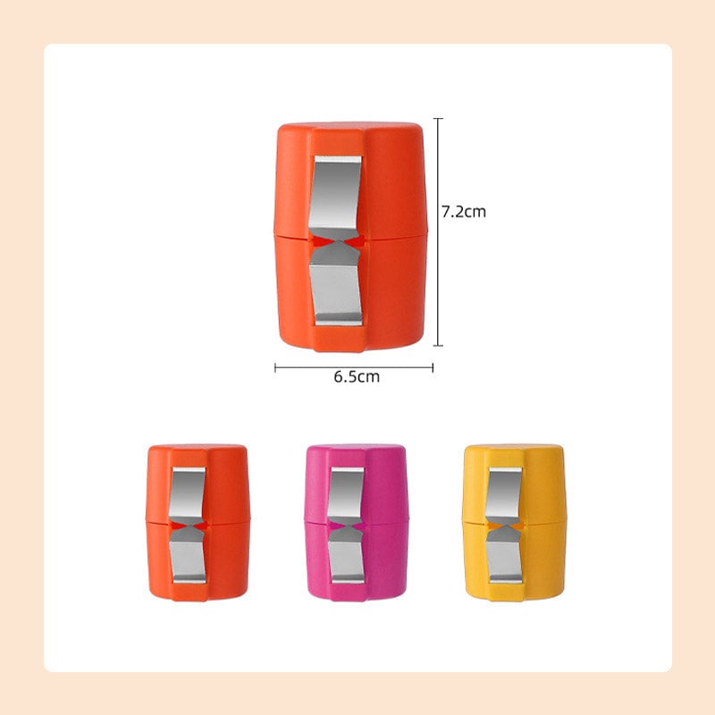 Egg Cracker with Stainless Steel Press Plate and Ergonomic Holder, Dishwasher Safe