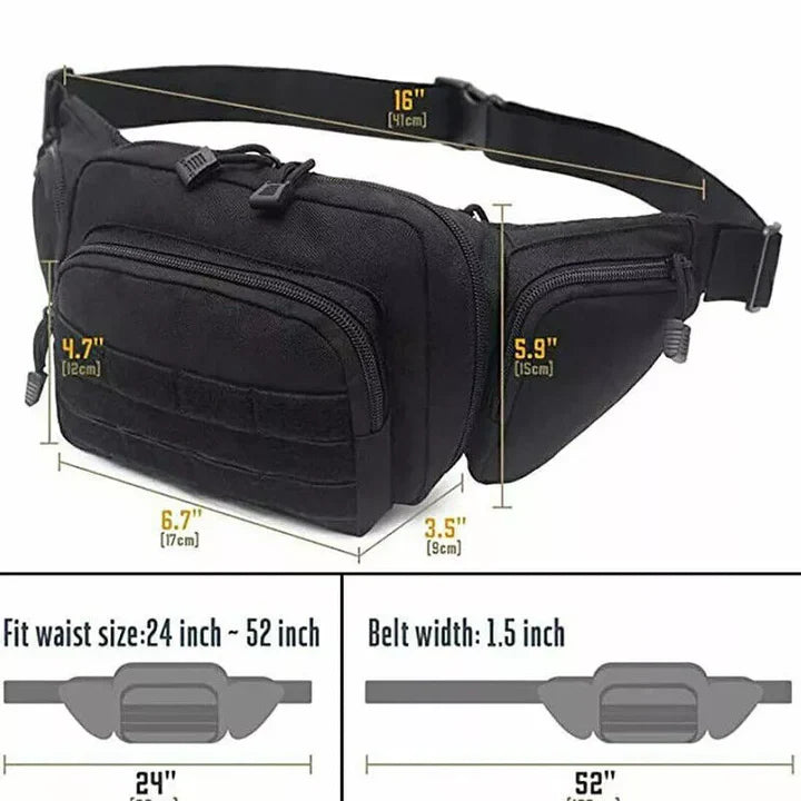 Tactical Concealed Carry Waist Pack