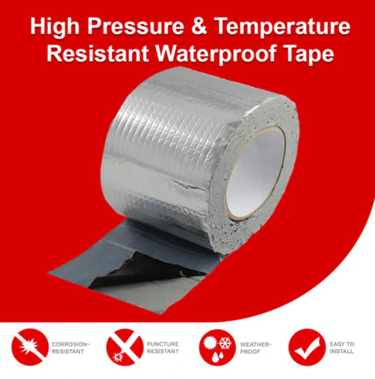 sjbackyard Waterproof Repair Tape, High Pressure & Temperature Resistant