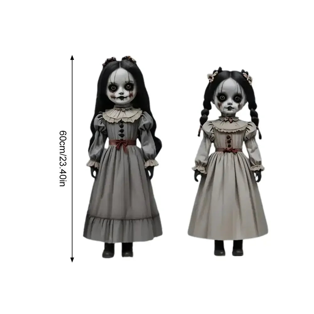 Ghost Doll Yard Decorations with Ground Stakes, Set of 2