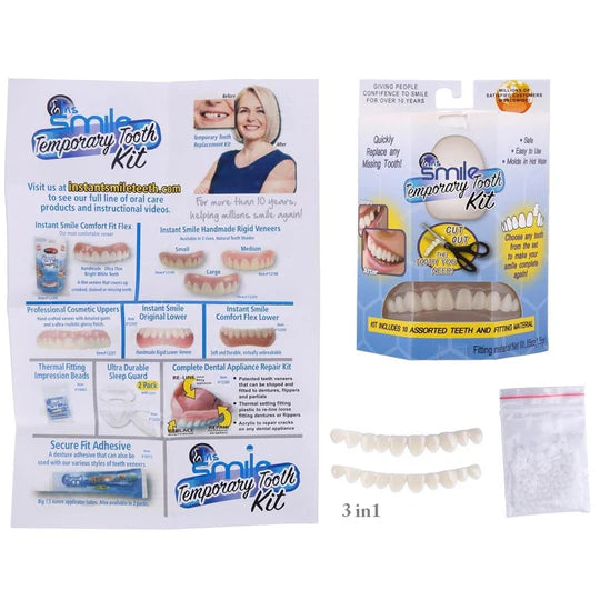 Sjbackyard Temporary False Teeth Cosmetic Dental Veneers