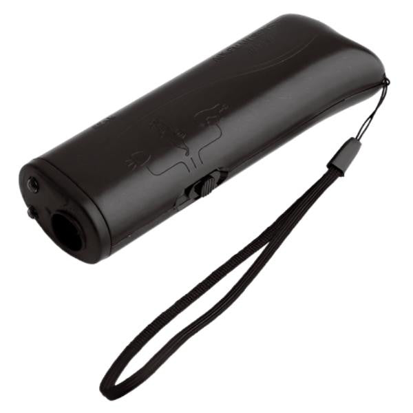 Ultrasonic Dog Training Device with LED Flashlight and Handheld Design