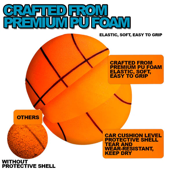 Indoor Silent Basketball for Home and Apartment Practice