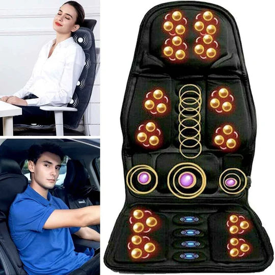 Full Body Massage Chair Pad with Heat and Neck Cushion for Home and Car
