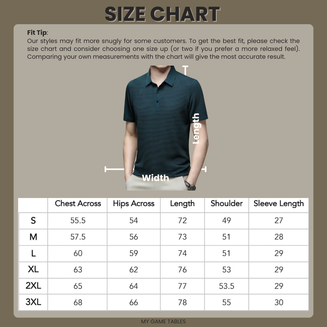 Men's Polo Shirt with Tailored Fit and Breathable Cotton Blend, Machine Washable