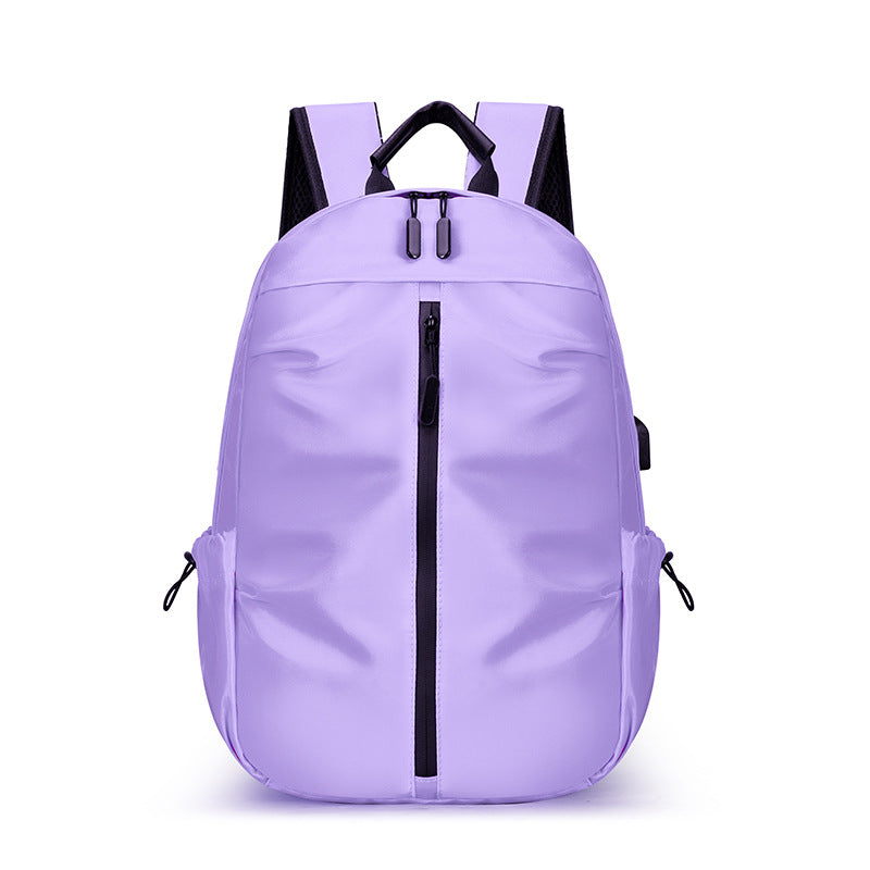 Travel Backpack with Multiple Compartments and Padded Straps, Water-Resistant Fabric