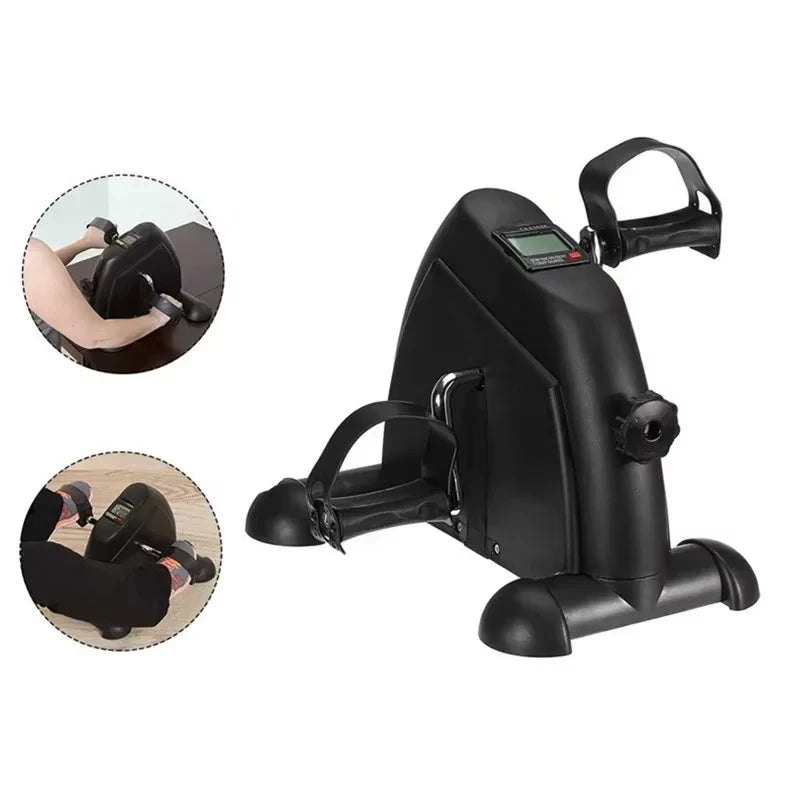 Compact Electric Pedal Exercise Bike with LCD Display