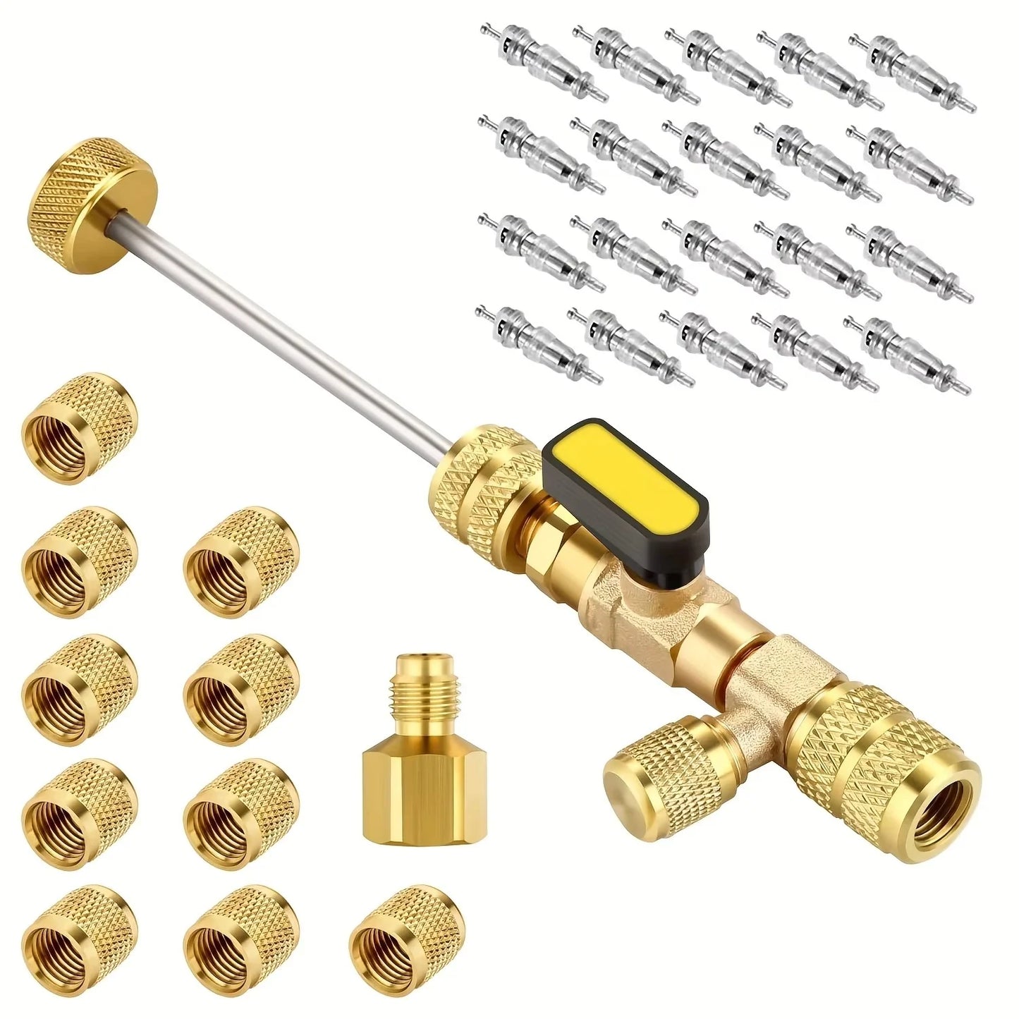 Professional Dual Size HVAC Valve Core Remover and Installer Tool