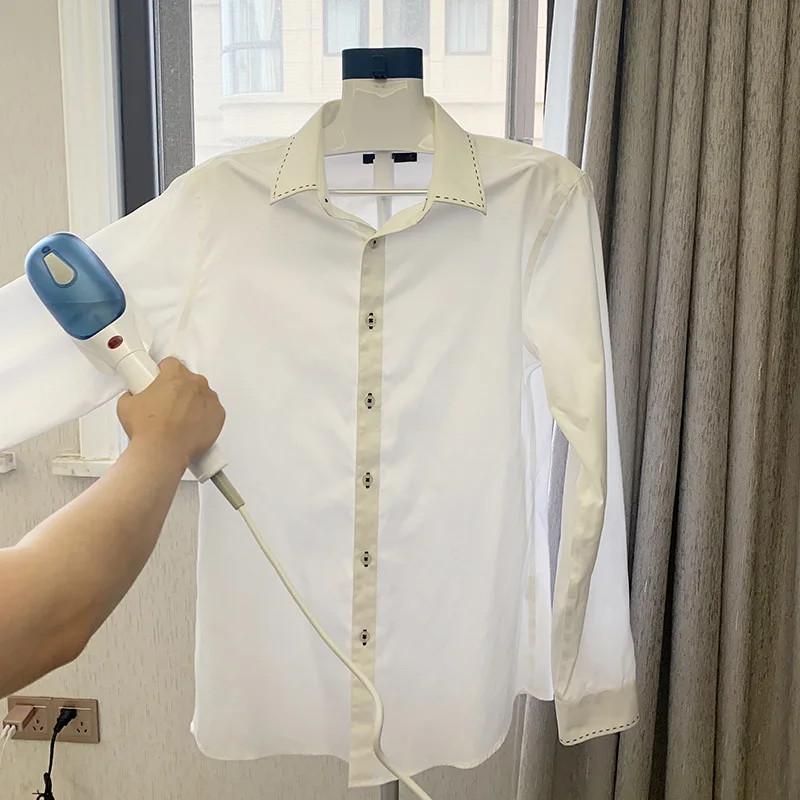 Handheld Garment Steamer with 45 Second Heat Time and Brush Attachment