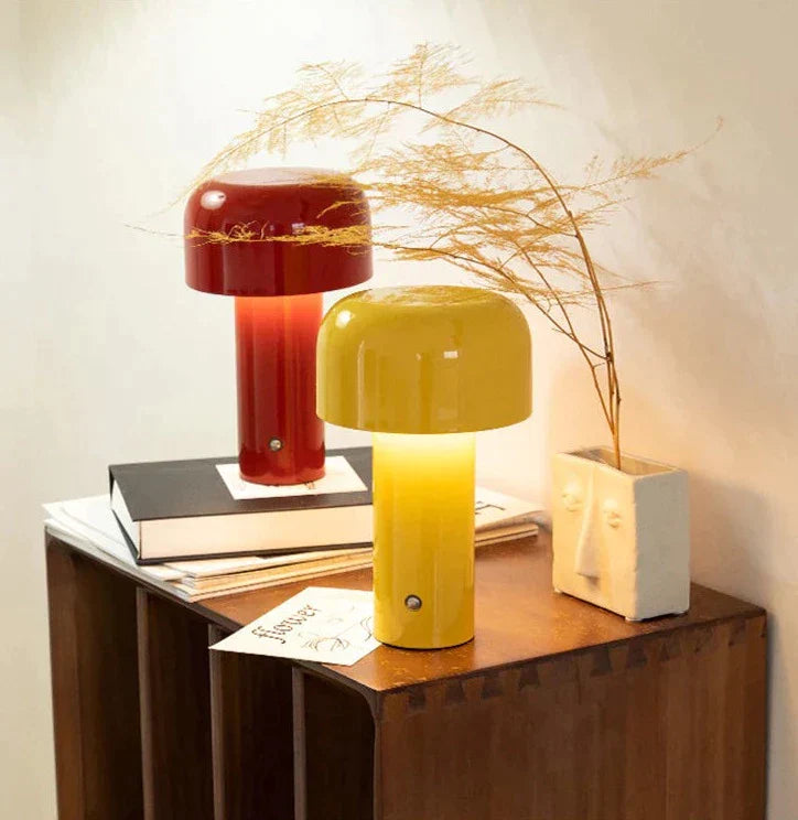 Rechargeable LED Mushroom Table Lamp