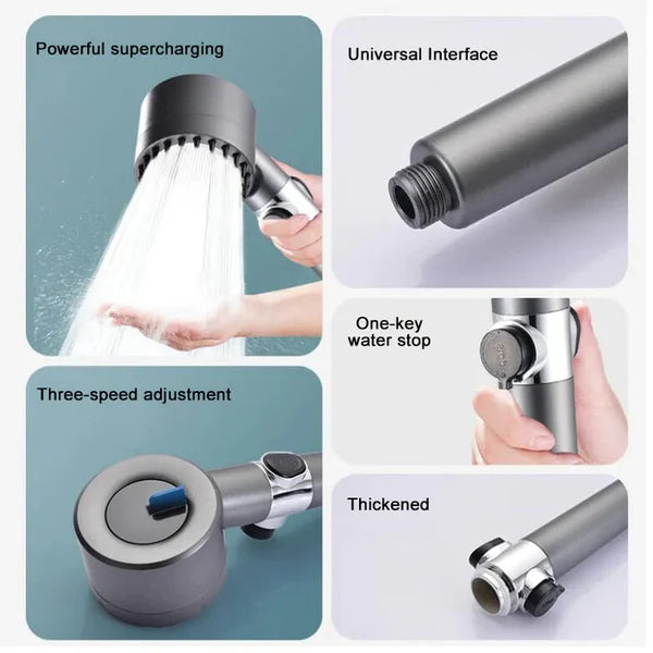 High Pressure Showerhead for a Powerful and Refreshing Rinse