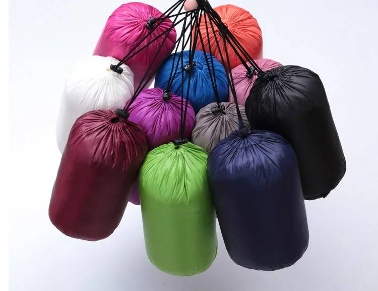 Down Fill Vest with Water Resistant Shell and Stand Up Collar, Packable