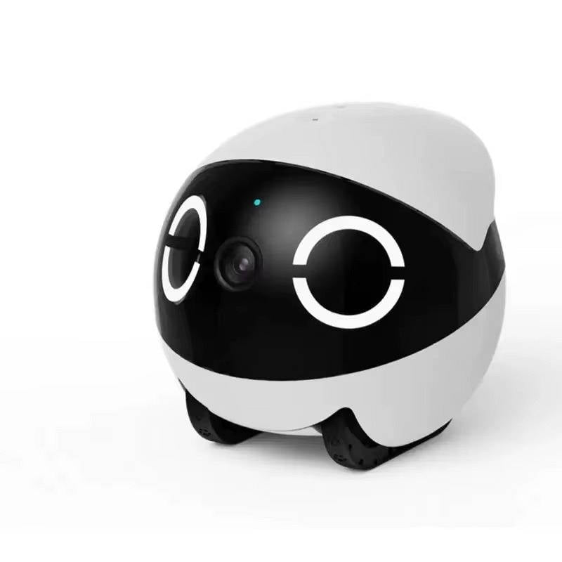 2K Mini Pet Camera Robot, Movable Indoor Camera with App Control 2 Way Talk Night Vision Motion Detection