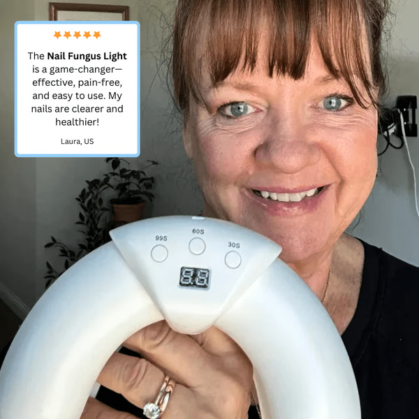 Dual LED Nail Care Device with 7 Minute Auto Timer