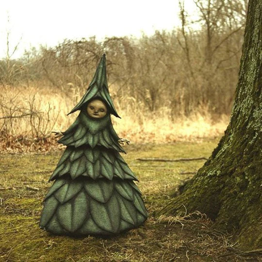 Sjbackyard Creepy Witch Sculptures, Dark and Bizarre Art Halloween Decoration