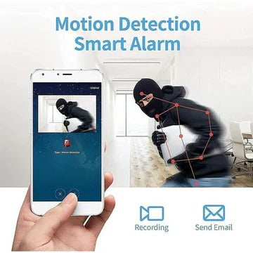 Mini Wireless Magnetic Camera with Live Audio-Video Monitoring for Indoor and Outdoor Use