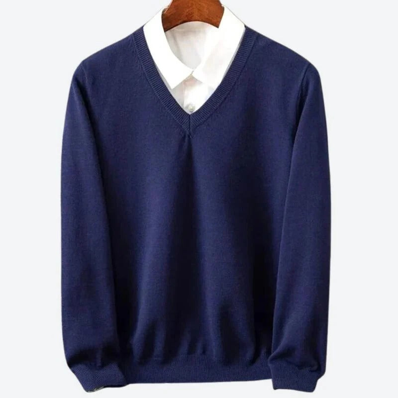 Luxurious Men’s Winter Knit Sweater with Soft, Warm Premium Feel