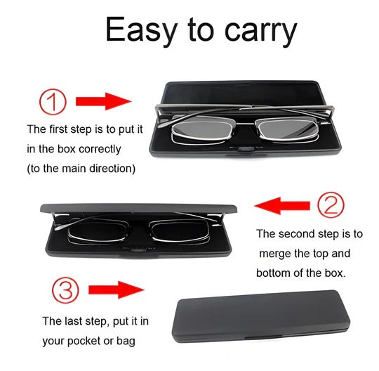 Compact Folding Reading Glasses for Portable Everyday Use