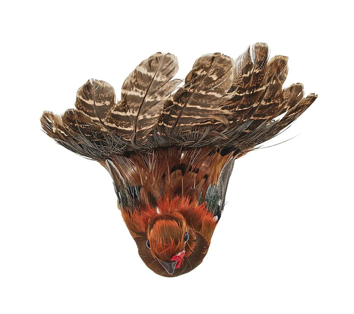 Turkey Feather Napkin Rings with Fall Colors, Set of 4