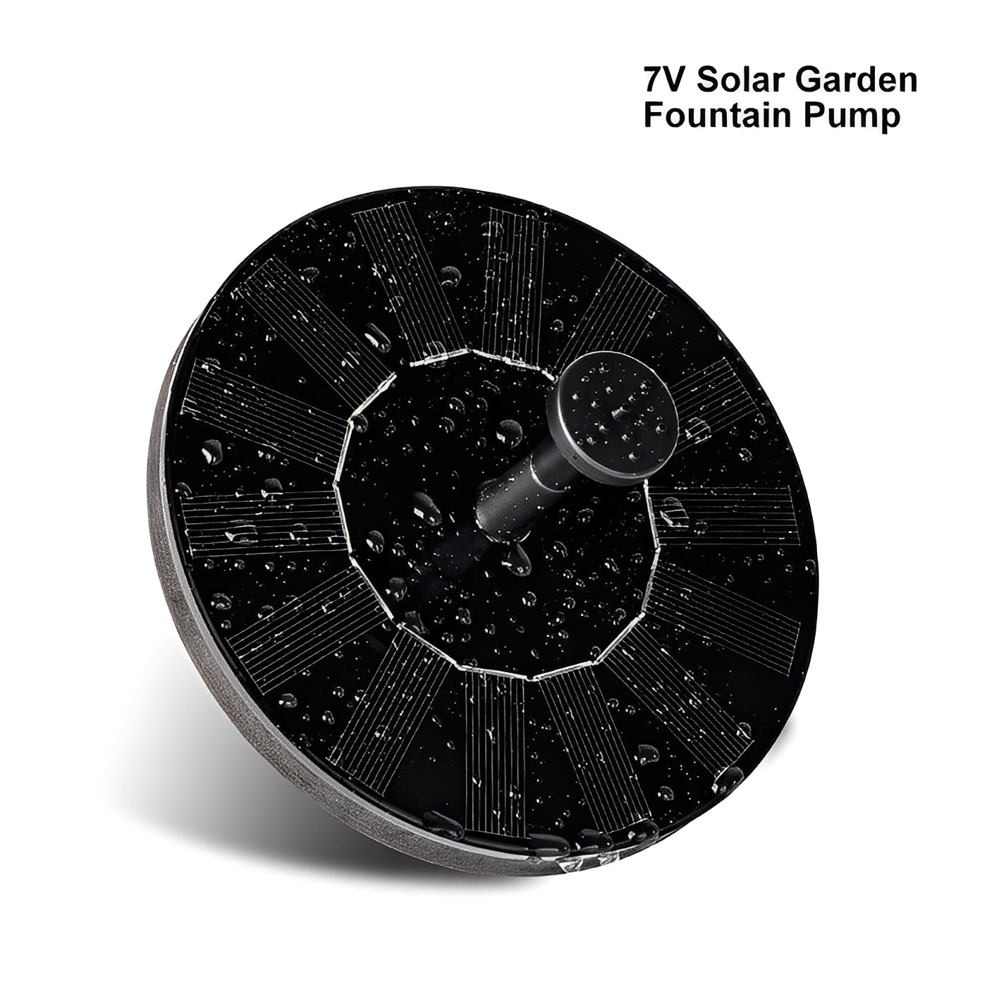 Solar Fountain Pump with Floating Design and Interchangeable Spray Heads