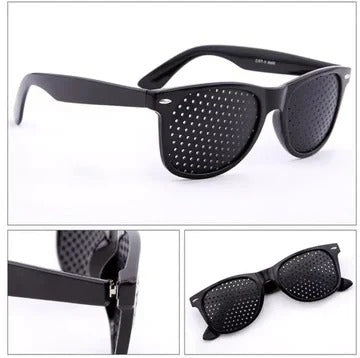 Corrective Pinhole Vision Training Glasses for Eye Strain Reduction and Focus Support