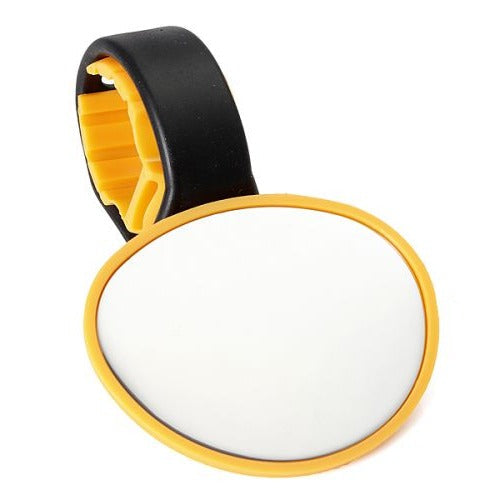 Bicycle Rear View Mirror with 360 Degree Rotation and Adjustable Strap Mount