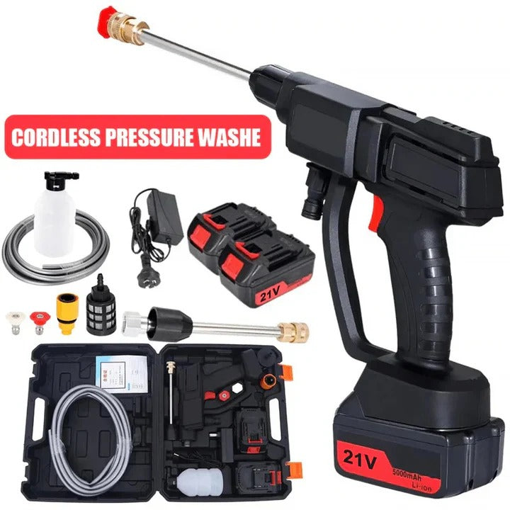 Cordless High Pressure Washer with Dual Rechargeable Batteries
