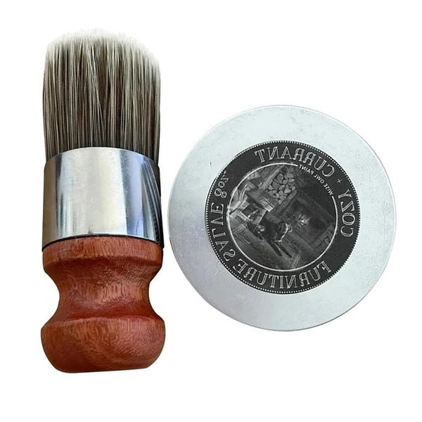 Natural Leather Conditioning Cream with Brush Applicator and Moisture Protection