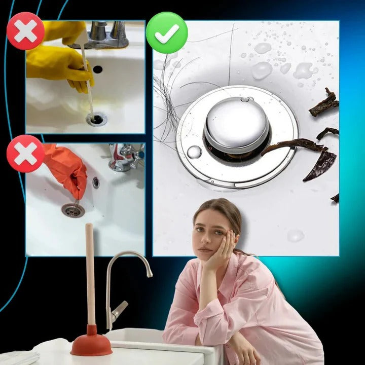 Odor-Isolation Pop-Up Sink Stopper for Air-Tight Drain Sealing