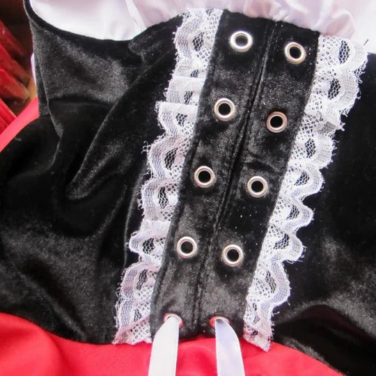 Little Red Riding Hooded Dress Woman Costume