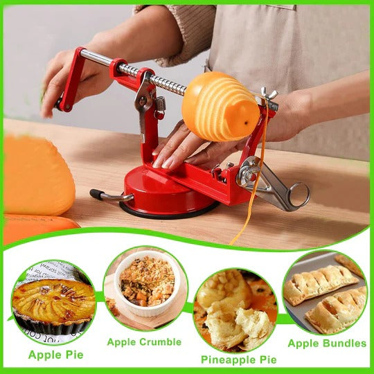 Apple Skin Peeler for Manual Fruit Peeling Coring and Slicing Preparation