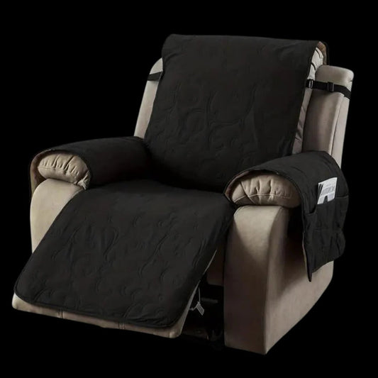 Waterproof Recliner Cover with Plush Fabric and Machine Washable Design