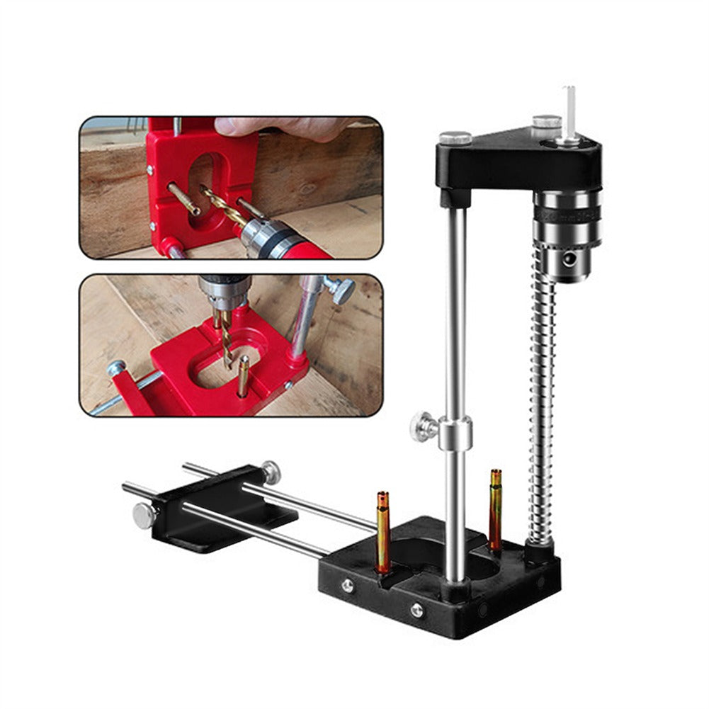 Adjustable Drilling Locator for Woodworking with 2-Inch Capacity and 90-Degree Alignment