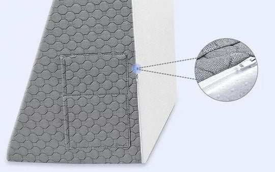 Triangle Wedge Pillow for Elevated Sleeping Support