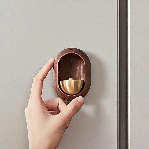 Acoustic Door Chime with Magnetic and Adhesive Mounting