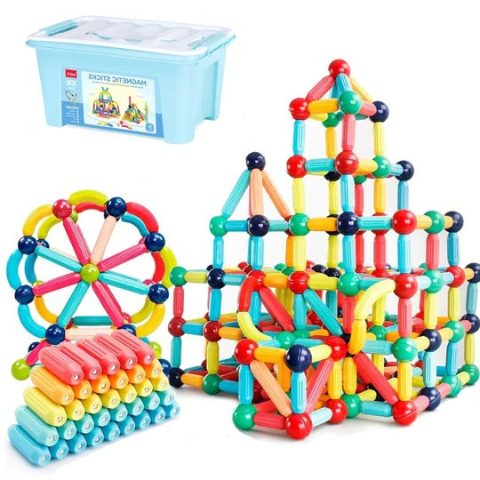 Magnetic Sticks Building Blocks Educational Toy Set for Creative Construction Play