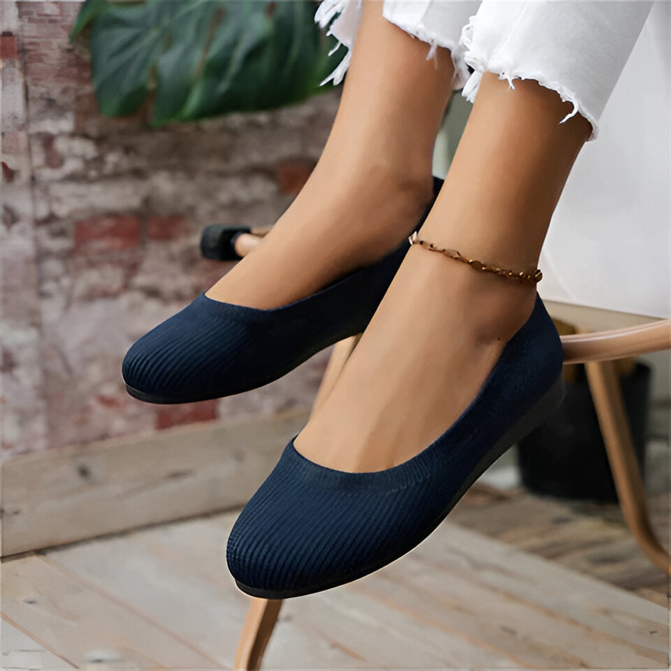 Slip-On Shoes with Memory Foam Insole and Arch Support for All-Day Wear