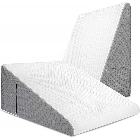 Triangular Memory Foam Wedge Pillow for Elevated and Restful Sleep