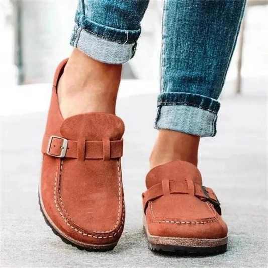 Women's Buckled Sandals with Arch Support and Adjustable Closure