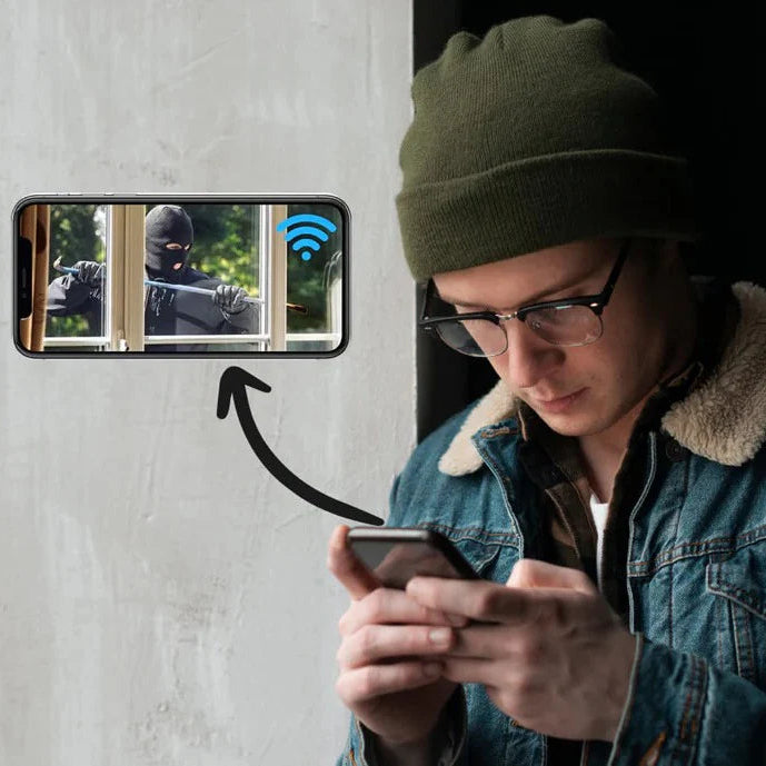 sjbackyard Small WiFi Security Camera Night Vision Wireless HD