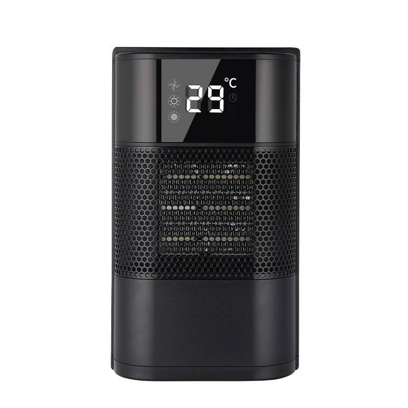 Portable Electric Space Heater, PTC Ceramic Desktop Heater with Digital Display and Thermostat for Bedroom Office Home