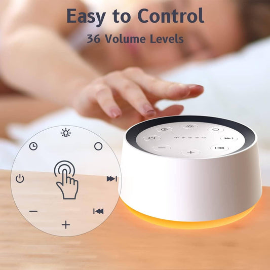 White Noise Sound Machine with 30 Soothing Sounds, for Adults Baby Kids, Sleep Machines