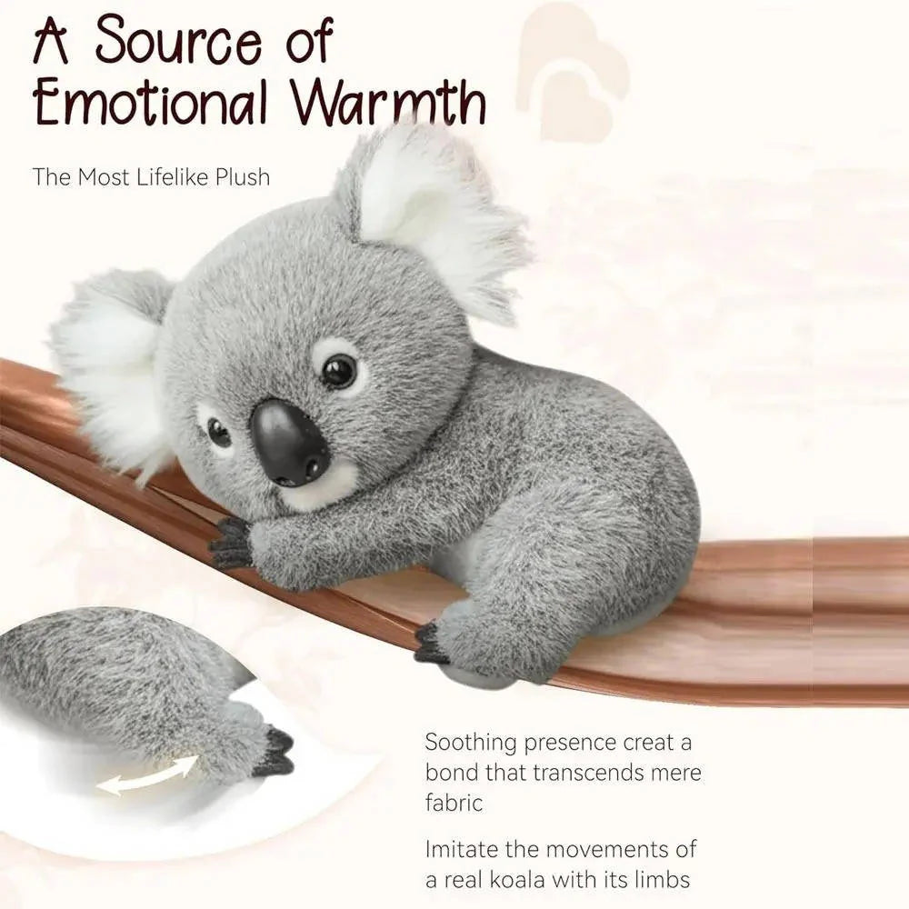 Realistic Koala Plush for Daily Calm and Stress Relief