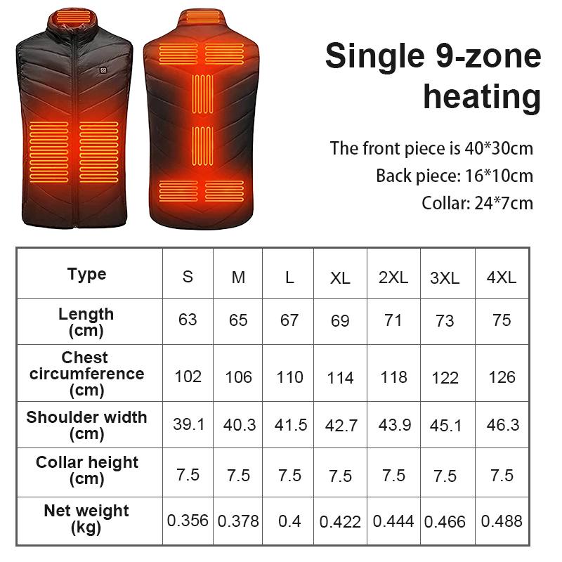 Mygametables Heated Vest for All-Day Warmth