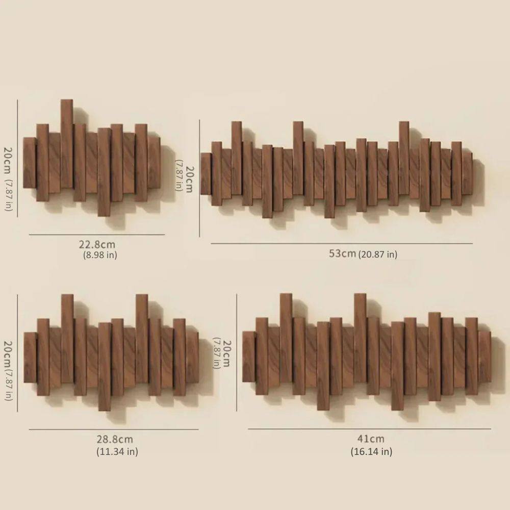 Wooden Wall Coat Hook Piano Design, Practical and Elegant Entryway Organizer