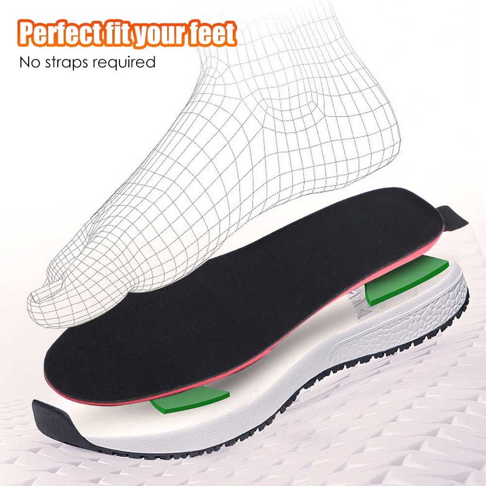 Rechargeable Heated Insoles with 3 Temperature Settings and 10-Hour Runtime